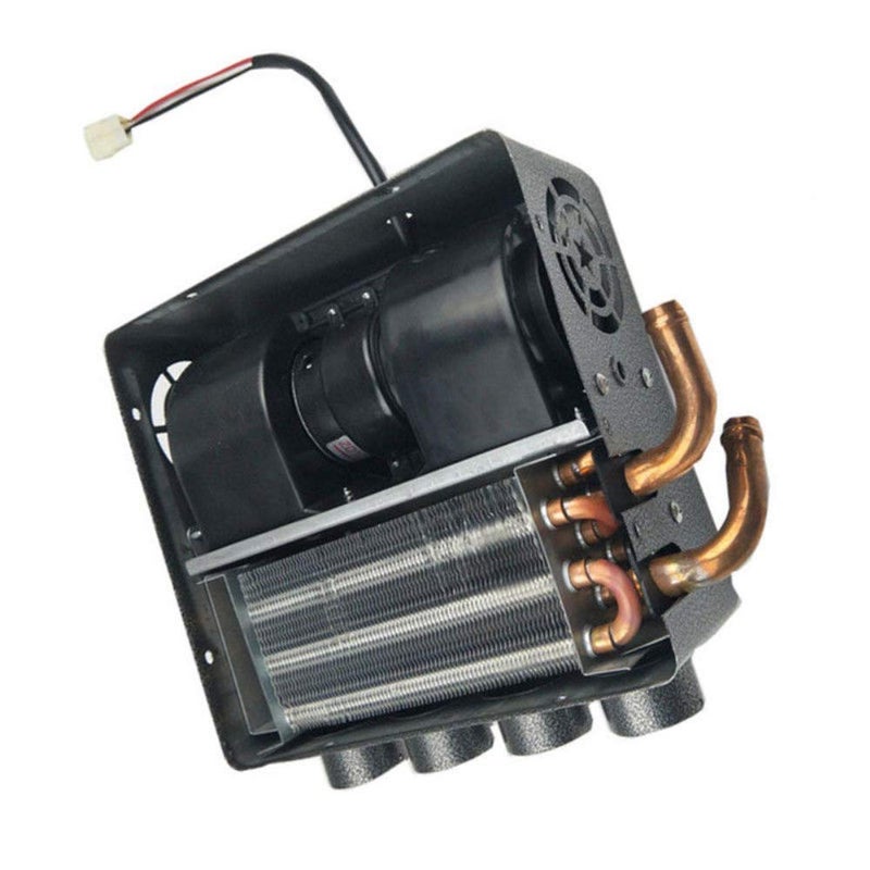 TingAo Auto 4 Port Underdash Compact Heater Kit 13X Copper Tube+Speed Switch Set for Truck Universal Trucks Minivans Excavators Harvesters Tricycles - Image 2